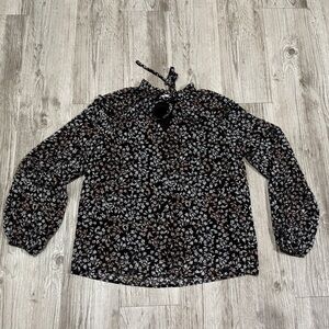 Floral Long Sleeve Blouse size S
